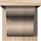 Ekena Millwork Carmel Smooth Corbel w/Backplate, Douglas Fir, 7 1/2"W x 8"D x 8"H COR08X08X08CAR01SDF - alternate 4